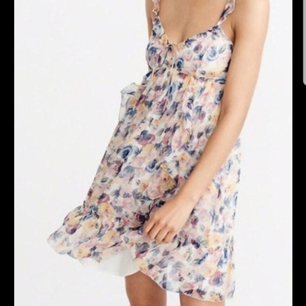 Abercrombie & Fitch floral chiffon sundress, sz M